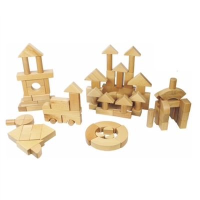积木幼儿园儿童拼搭建构玩具镜面实木巨型清水建构