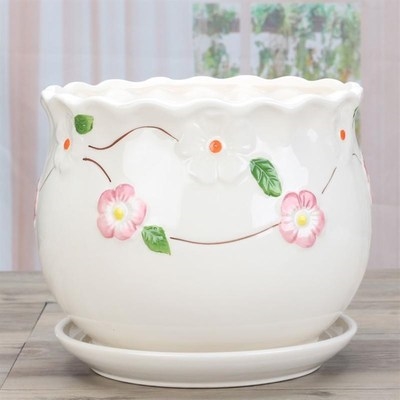 女士意高创意落地大盆18个室内大号厘米单个花盆