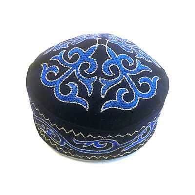 新疆旅游纪念哈萨克族帽子男士花帽舞蹈演出道具节日帽子