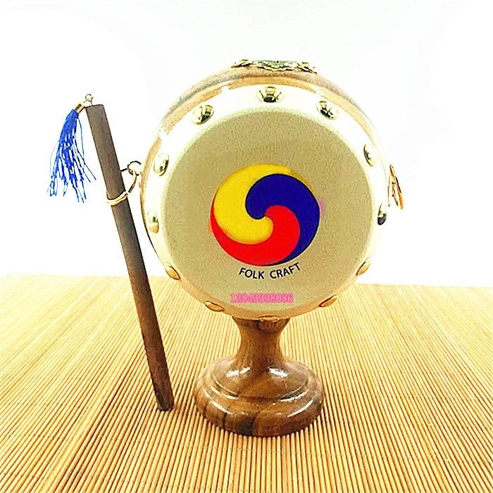 韩国民俗工艺品圆鼓长鼓腰鼓平安储蓄罐家居餐厅摆件