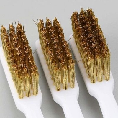 网红抖音钢刷文玩钢丝铜丝清洁牙刷小号小型钢丝刷