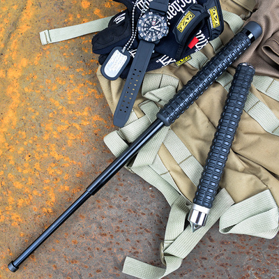 正品悍马伸缩甩棍防身棍子三节加长甩辊合法三节甩棍