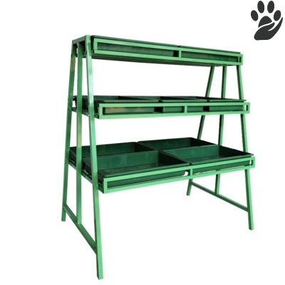 Fruit Shelving Show Shelf Vegetable Swing Fruit Frame Bevel Creative Multi-storey Supermarket Shelf Fruit And Vegetable Shelf Commercial
