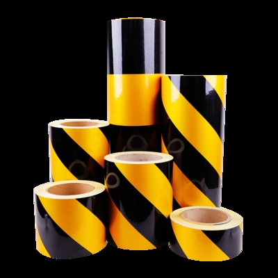 反光红白汽车装饰开门警示胶带交通夜光反光带