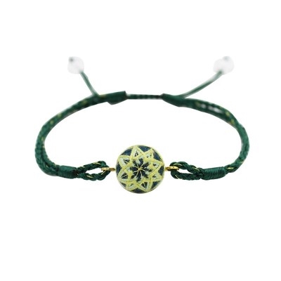 半闲手链森系手工女手鞠球diy材料包配件手作编织绳教程饰附成品