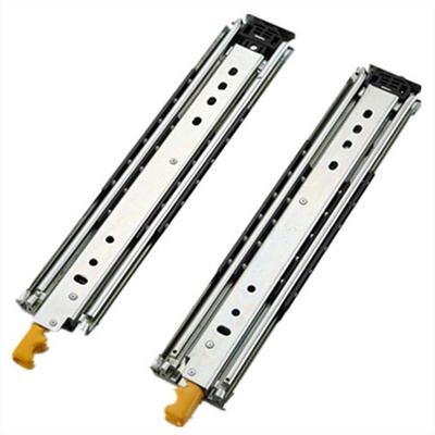 轨道导轨重型工业滑道加厚机柜道轨三节货柜导轨