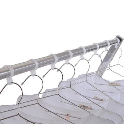 防风挂钩晾晒晒衣架不锈钢圆管卡扣晾衣杆户室外便携衣架