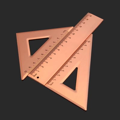 圆尺木质老式加厚铜尺复古古铜金属不锈钢刻度各类尺