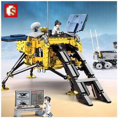 玉兔着陆器月球探测登月车模模型成人儿童乐高建构