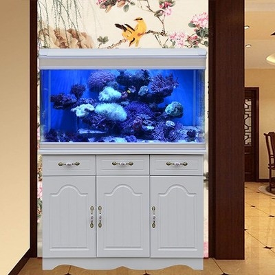 鞋柜鱼缸一体门口家用客厅进门玄关创意时尚鱼缸
