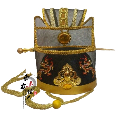 头冠古装男式宫廷大臣王爷公子男帽影视剧精美cosplay配件