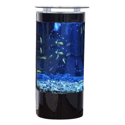 欧式扇形三角形鱼缸水族箱客厅玻璃墙角直角定制鱼缸