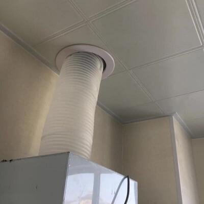 精选遮挡粘贴排烟烟管遮丑盖抽烟机管堵厨房烟机灶具配件