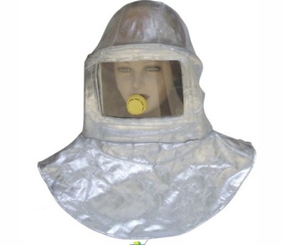 面罩头罩消防防火隔热防护耐高温消防员防护面具