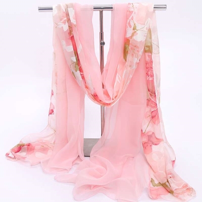 紫色夏天纱巾帽子子女新款百搭薄款防晒沙滩围巾