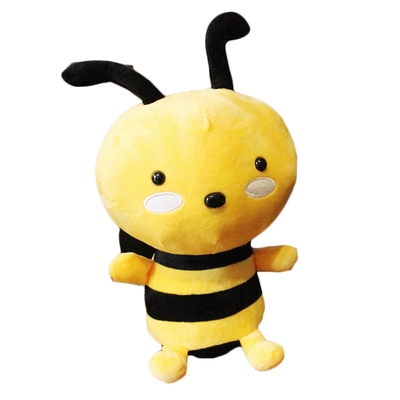 可爱仿真小蜜蜂公仔毛绒玩具婚礼抛洒玩偶儿童布娃娃女孩生日礼物