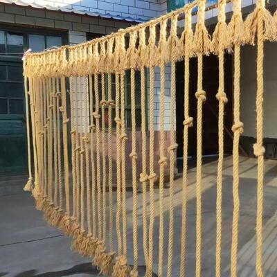 装饰麻绳绳网壁饰家居发廊屋顶爬绳背景墙墙饰装饰网