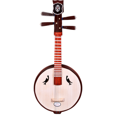 小阮硬木新硬木手工民族乐器材质学习演奏初学阮