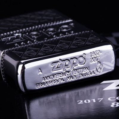 高档打火机zippo正版周年纪念男士盔甲煤油限量绝版zippo