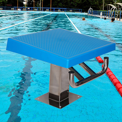 泳池跳台设备跳水出发起跳不锈钢跳板泳池设备