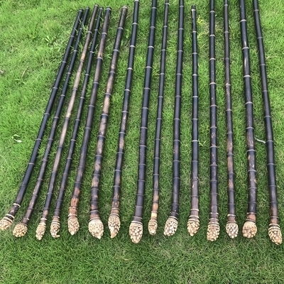 拐杖天然紫竹老人手杖把玩茶道竹材竹鞭竹根竹编