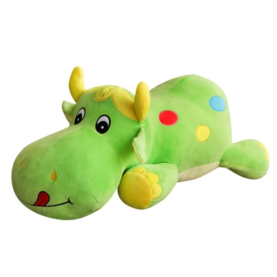 卡通牛牛奶牛趴牛公仔毛绒玩具丑萌娃娃睡觉男朋友毛绒布艺类玩具