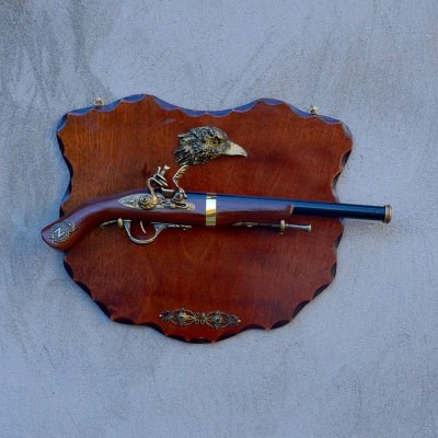 海盗洋枪个性步枪道具创意仿古火枪模型摆件壁饰