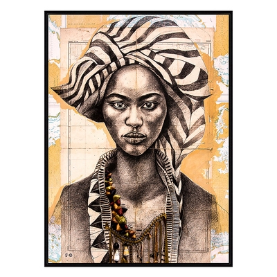 现代样板柜画一挂玄关间画装饰电视风情异域现代装饰画