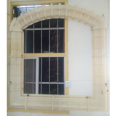 背景罗马柱窗套模具拱形欧式家装模型建筑模板