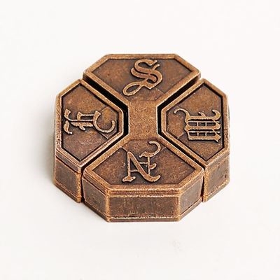 玩具puzzle10级解环三角链解学生高智商智商解密解锁