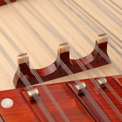 扬琴正品江音6622m花梨木雕雕龙乐器入门送琴扬琴