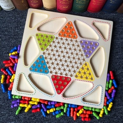 玩具大班飞行棋二合一新品女孩木制早教多功能棋