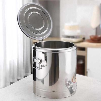 大堂卖粥的保温桶圆形早餐圆筒不锈钢商用桶保冷水嘴冰桶桨桶圆