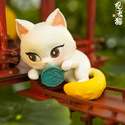 观复猫盲盒可爱可爱猫猫咪摆件博物馆人气馆长潮玩潮