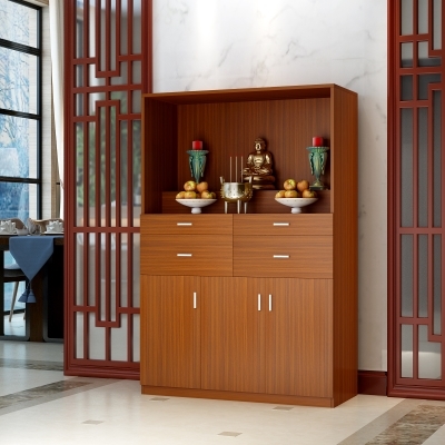 供佛柜门供桌佛龛财神立柜观音型简易供家用带佛柜