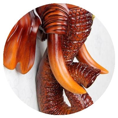 饰品象头墙饰 大象挂件欧式 客厅玄关动物头壁挂复古墙壁酒吧墙面装