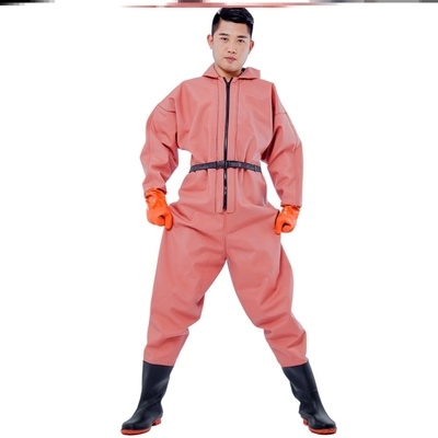 潜水服鞋底下水连体水田防水衣男女全身多用途打渔钓鱼服