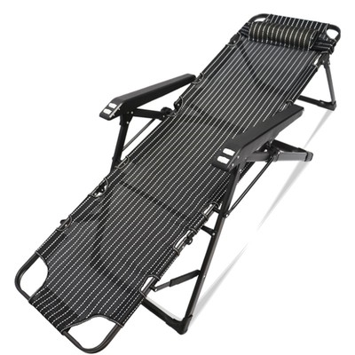 午睡多功能躺椅180度平躺折叠两用背椅办公室行军折叠椅