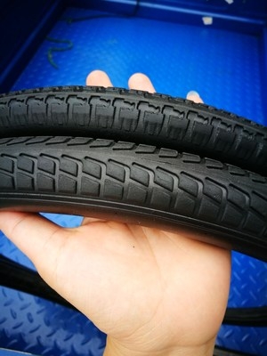 24寸自行车轮胎24x1.3824x1.75实心充气单车内胎外胎自行车外胎