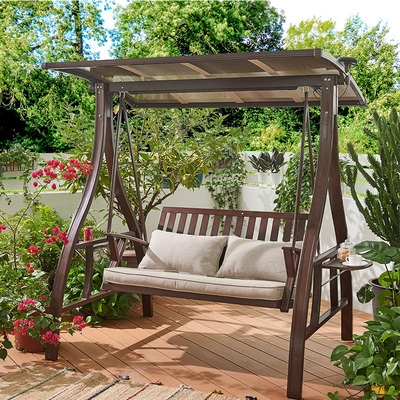 秋千户外庭院摇椅吊椅家用阳台防雨花园网红户外秋千