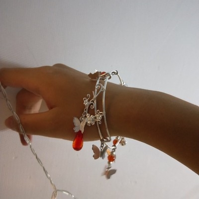 手链天官赐福花城手镯死灵银蝶cos佩饰饰品手链