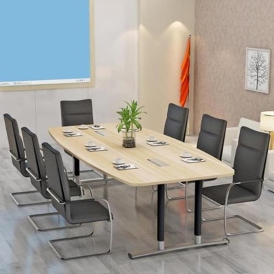 简约1.6米开会会议桌长桌风格2m长方形6人经济型会议桌