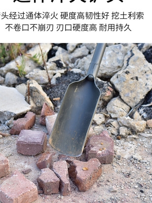 取土洛阳打洞工具挖洞铲子户外电线杆洞铲勘探铲子