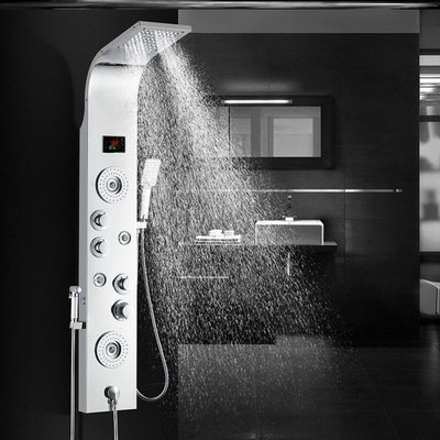 淋浴背喷出水集成组合喷洒花洒日式顶喷雨洒淋浴花洒龙头套装