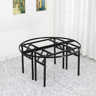 圆桌脚架定制餐桌架子不锈钢桌脚简易材质大圆餐台脚