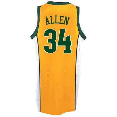 球衣速阿伦训练超音速干透气雷队服经典篮球比赛号复古定制34欧美