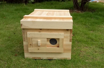 平盖蜜蜂箱定制中蜂箱杉木蜂箱沉盖式蜜蜂箱养蜂工具意标箱14cm