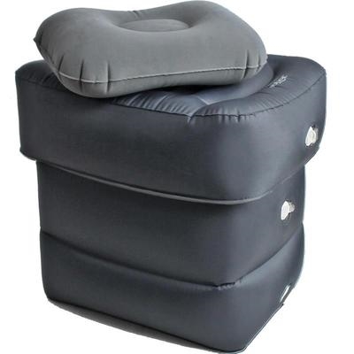 可调节充气脚垫充气脚垫按压充气脚垫飞机脚垫自动充气便携式