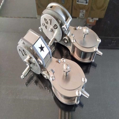 墨斗耐摔木工铝合金专用老式默斗不锈钢墨斗