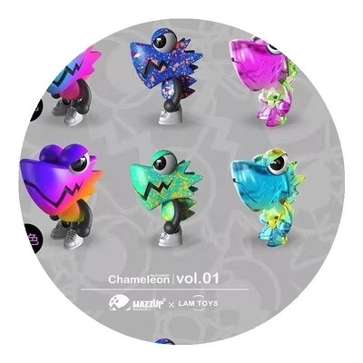 变色龙盲盒一代温变变色娃娃模型手办二次元潮玩可爱其他模型玩具